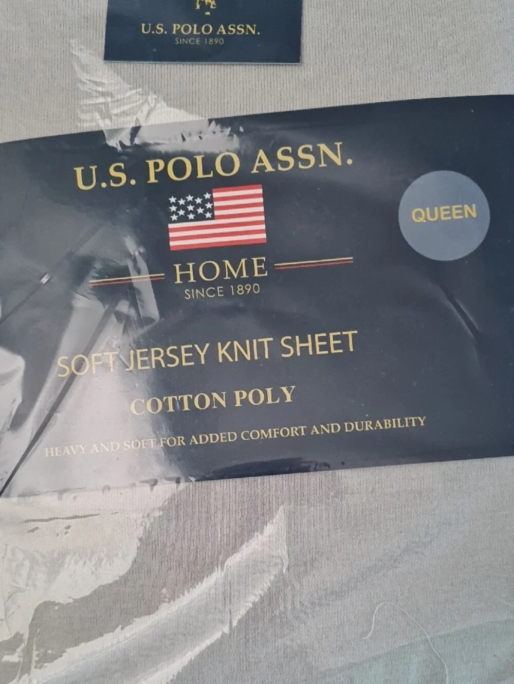 U.S. Polo Assn. Soft Jersey Knit Sheet Set – Gray